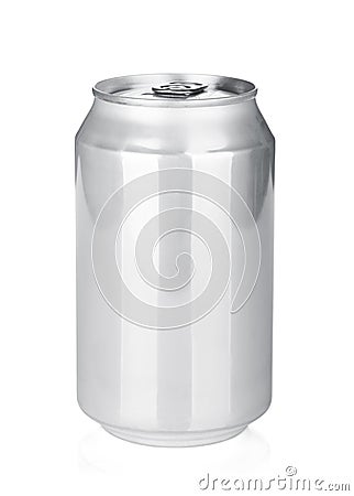 Aluminum can Stock Photo