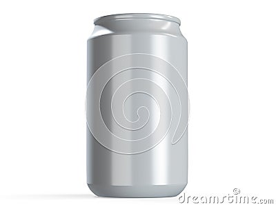 Aluminum can 3d render, ideal for beer, lager, alcohol, soft dri Stock Photo