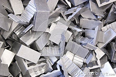 Aluminum corners Stock Photo