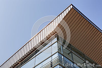 Aluminum facade Stock Photo