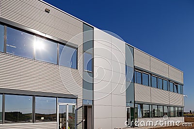 Aluminum facade Stock Photo