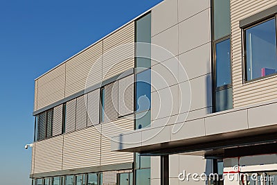 Aluminum facade Stock Photo