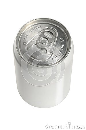 Aluminum soda can Stock Photo