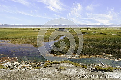 Alvord Hot Springs, Harney County, Southeastern Oregon, Western United States Stock Photo