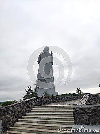 Alyosha monument in Murmansk Editorial Stock Photo