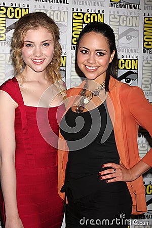 Alyssa Diaz, Skylar Samuels Editorial Stock Photo