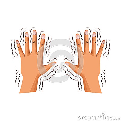 Alzheimer shaking hands Vector Illustration