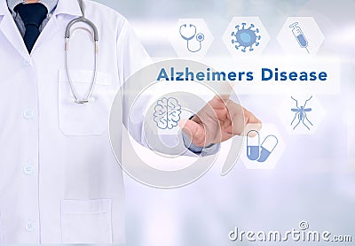 Alzheimers Disease concept Stock Photo