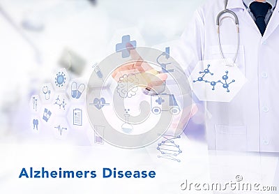 Alzheimers Disease concept Stock Photo