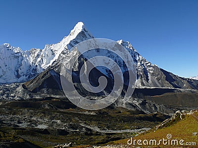 Himalayas Mountains, Everest Nepal Stock Photo