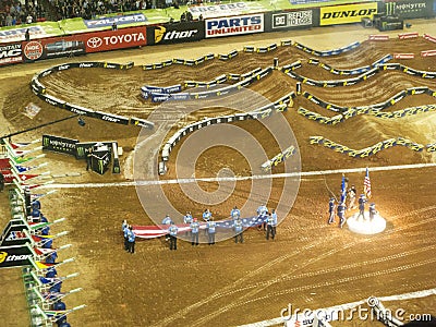 AMA Supercross in Atlanta, Georgia Editorial Stock Photo