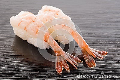 Amaebi Sushi Stock Photo