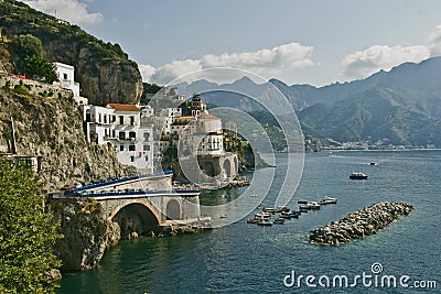 Amalfi coast Stock Photo