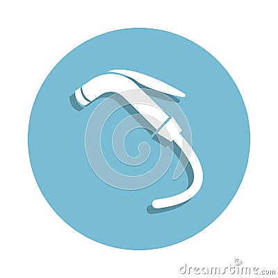 amalgamator icon in badge style. One of Bathroom collection icon can be used for UI, UX Stock Photo