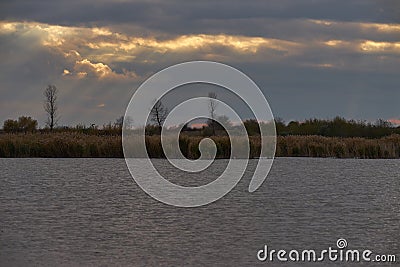 Amara lake Stock Photo