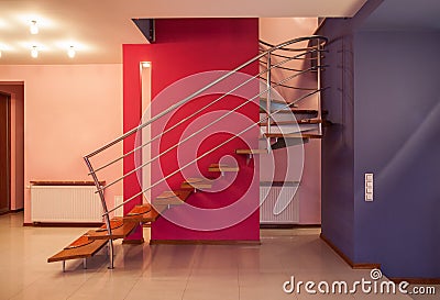 Amaranth house - Staircase Stock Photo