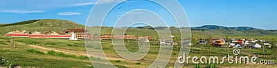 Amarbayasgalant Monastery at Mongolia Stock Photo