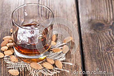 Amaretto Shot Stock Photo