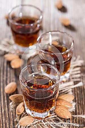 Amaretto Shot Stock Photo