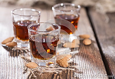 Amaretto Shot Stock Photo