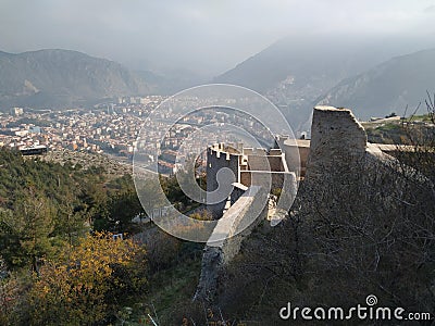 Amasya& x27;s castle Stock Photo