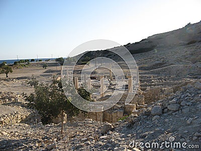 Amathus ruins, Cyprus, limassol. Stock Photo