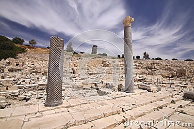Amathus ruins, Limassol, Cyprus Stock Photo