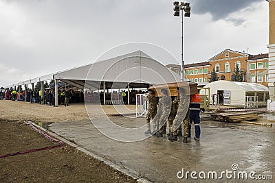 Amatrice and Accumuli earthquake victim Editorial Stock Photo