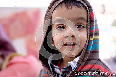 Amazed child Stock Photo