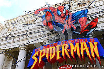 Amazing Adventure of Spider Man Editorial Stock Photo