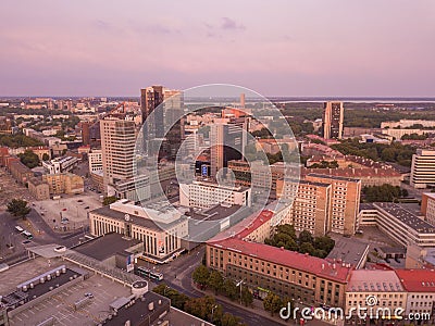 Amazing aerial view of Tallinn city Editorial Stock Photo