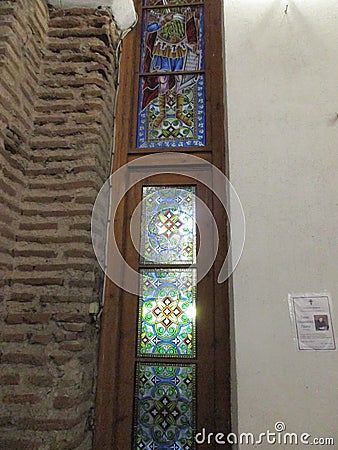 Sofia, 2nd september: Saint Sofia Church interior from Sofia City capital of Bulgaria Editorial Stock Photo