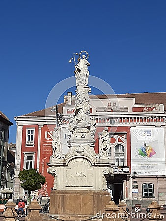 Amazing architecture form Romania, city: Timisoara Editorial Stock Photo