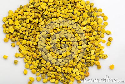 Amazing benefits to the human body for immunity and health, bee pollen Stock Photo