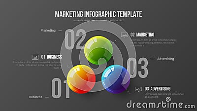 Amazing business infographic presentation vector illustration concept. Corporate marketing analytics data report creative design l Vector Illustration