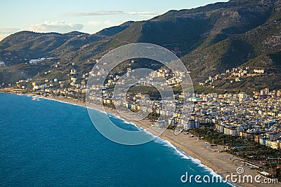 Amazing Cleopatra beach Stock Photo