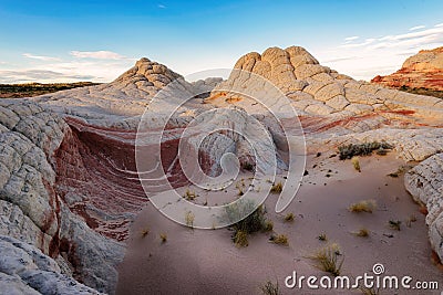 Amazing geology at White Pocket, Arizona Stock Photo