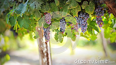 Amazing grapes of Gush Etzion winery, Israel Stock Photo