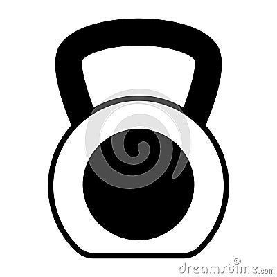 Amazing icon of kettlebell for premium use, weighting girya Vector Illustration