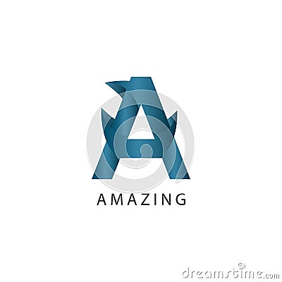 Amazing Logo Vector Template Design Illustration Stock Photo