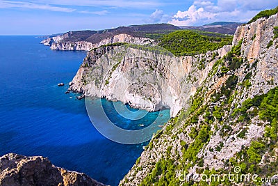 Amazing lookout at Keri cape, Zakynthos, Greece Stock Photo