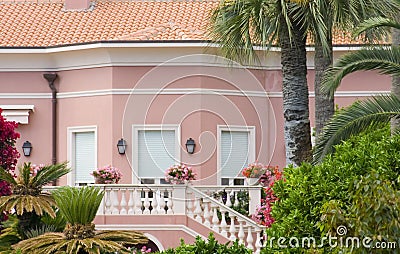 Amazing luxurious villa Stock Photo