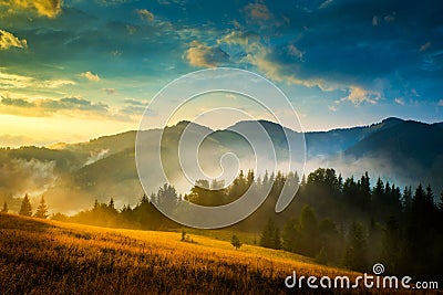 Amazing mountain landscape Stock Photo