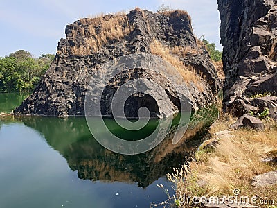 Amazing nature, how beautiful nature looks. Rocks and water Stock Photo