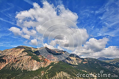 Amazing nature in Torinese Alps Stock Photo