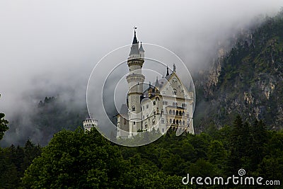 Amazing Neuschwanstein castle Stock Photo