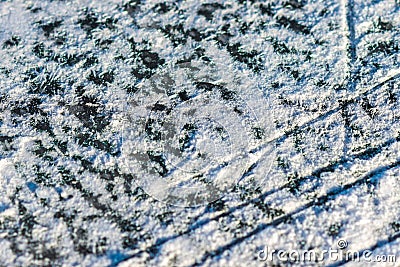 Abstract frozen water. Winter background Stock Photo