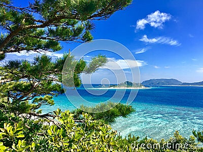 Amazing view okinawa island zamami Stock Photo