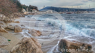 Amazing waves Stock Photo