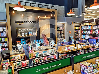 Amazon book store Editorial Stock Photo